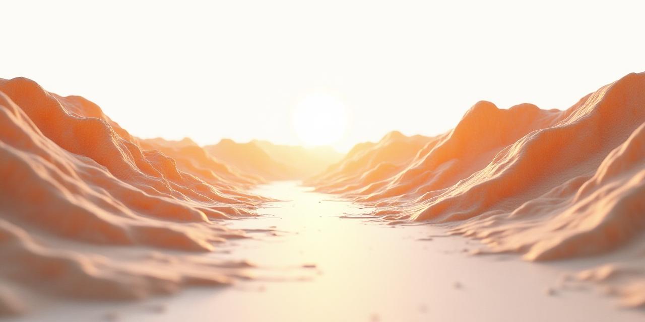 Abstract 3D visualization of geological data nodes and mineral pathways on a clean white background